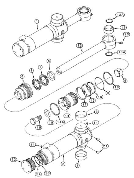 Excavator Hydraulic Cylinder Seal Kit