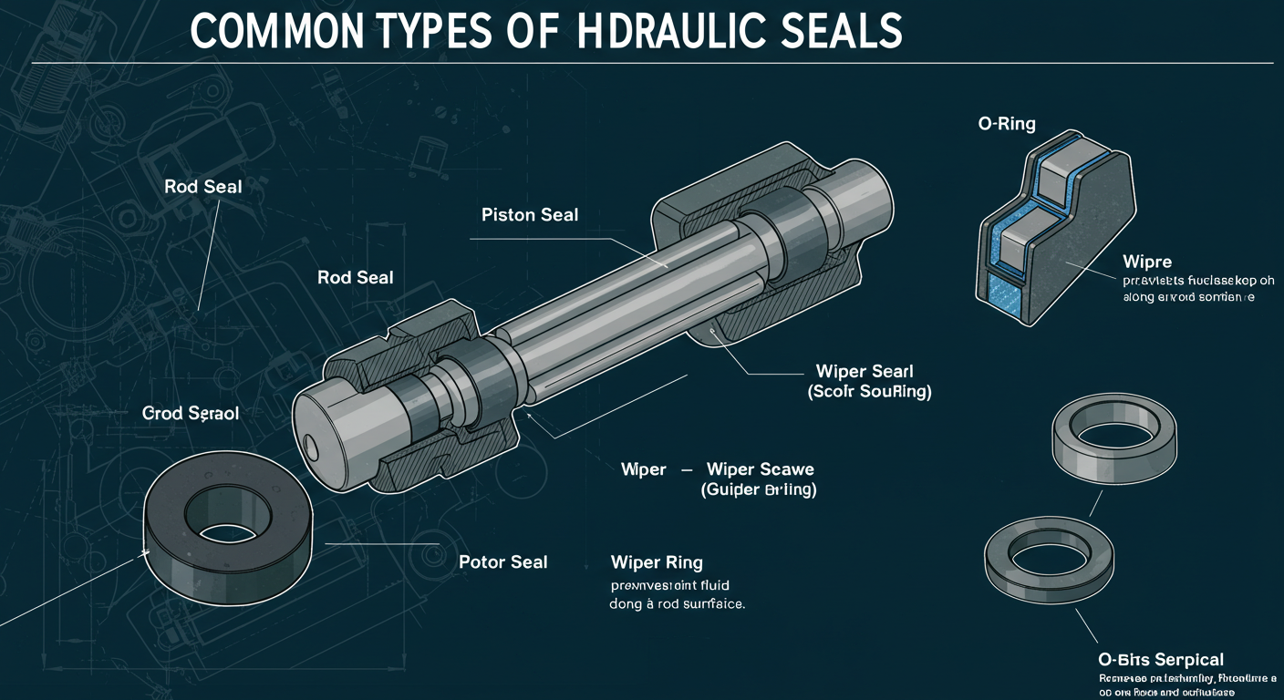 What is the primary function of a hydraulic seal?