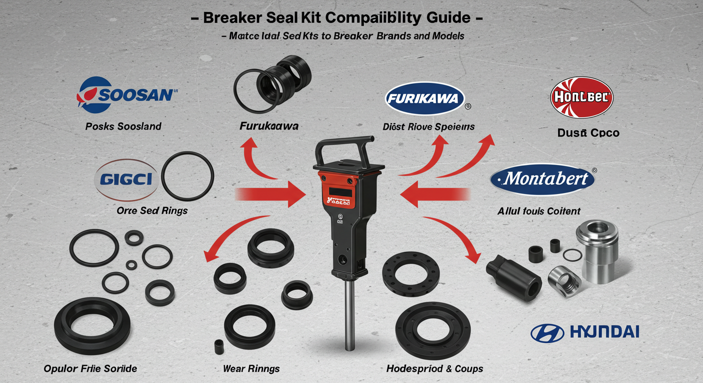 What models of Breaker Seal Kits fit different brands of breakers?