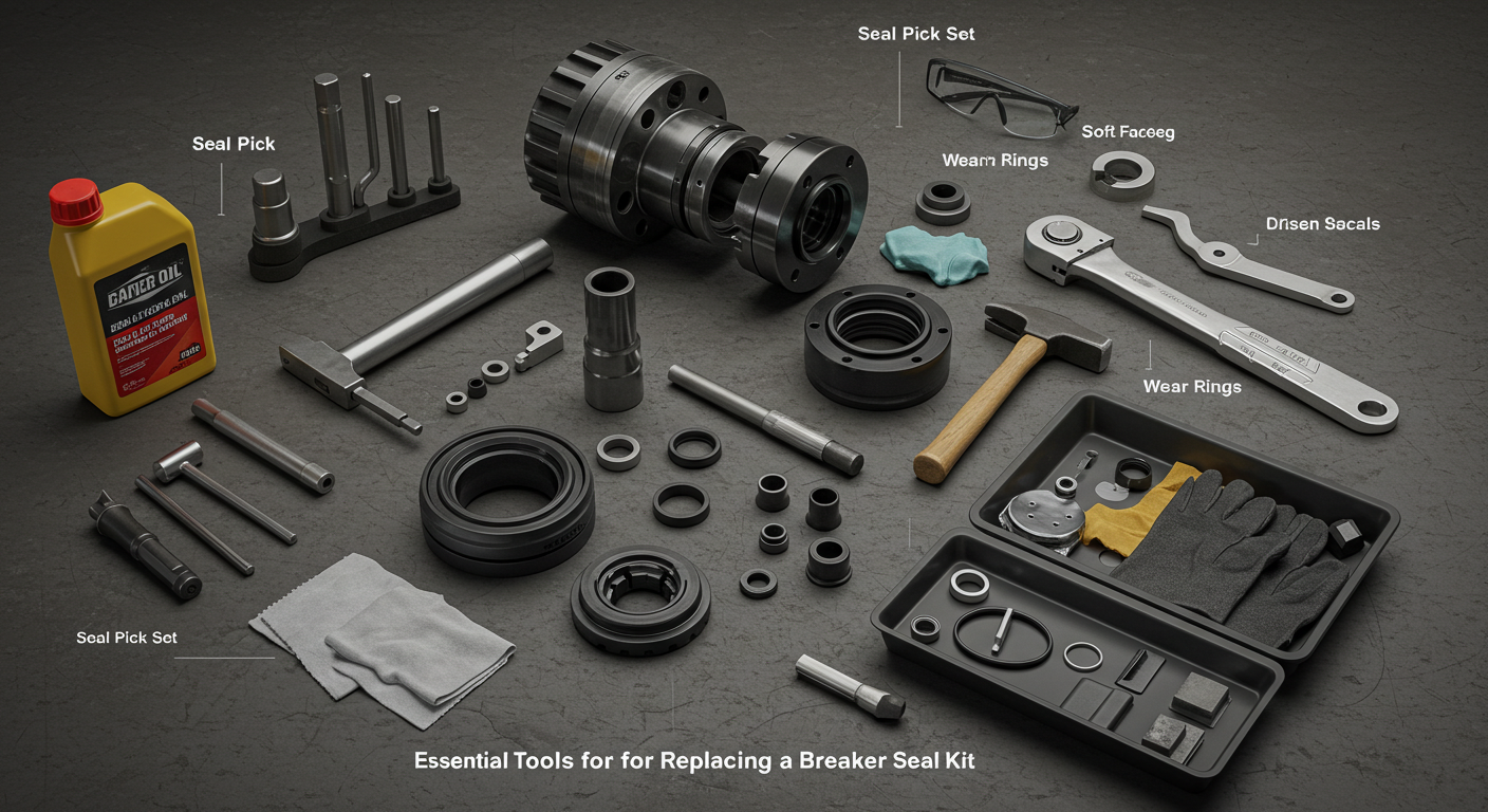 What tools are needed to replace a Breaker Seal Kit?